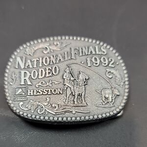 Hesston Rodeo 1992 Belt Buckle